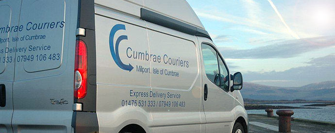 Combrae Couriers Delivery Van